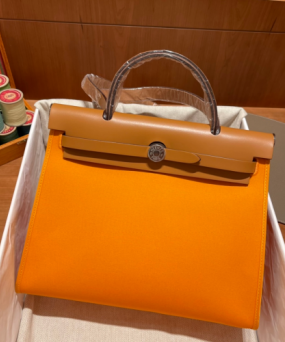 에르메스 에르백31 오렌지 은장